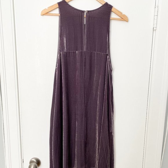 Purple Velvet Wilfred Dress - Picture 2 of 4